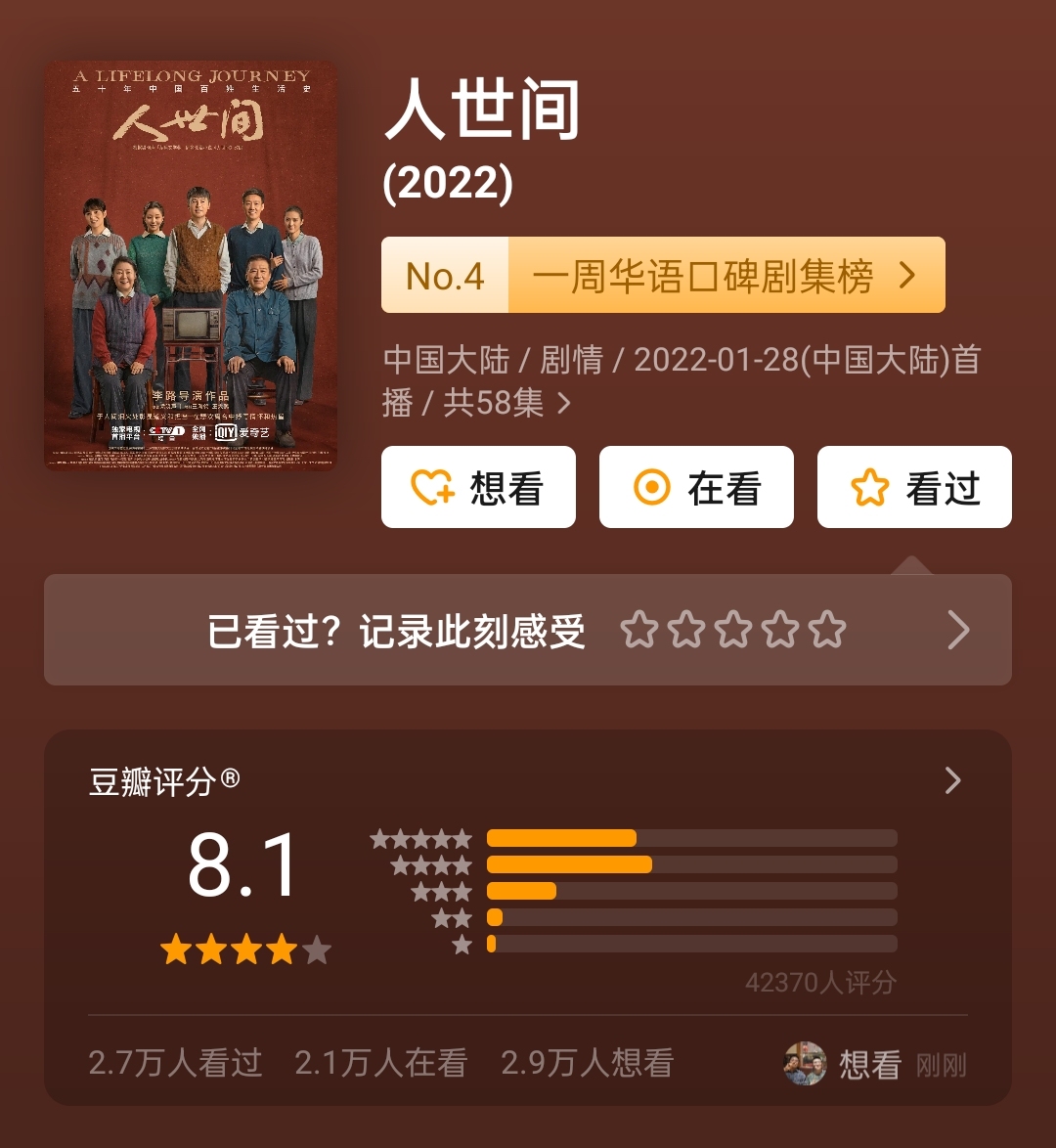 2022 人世间 高清1080p无码无水印下载