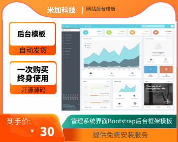 WebApp手机管理系统界面Bootstrap后台框架模板